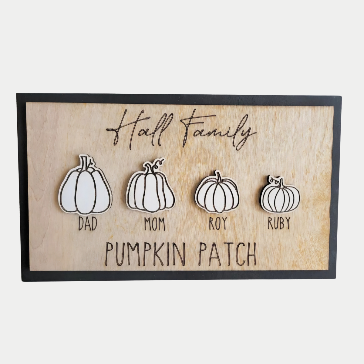 Family Pumpkin Patch Sign