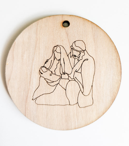 Custom Nativity Ornament (BULK PRICING AVAILABLE)