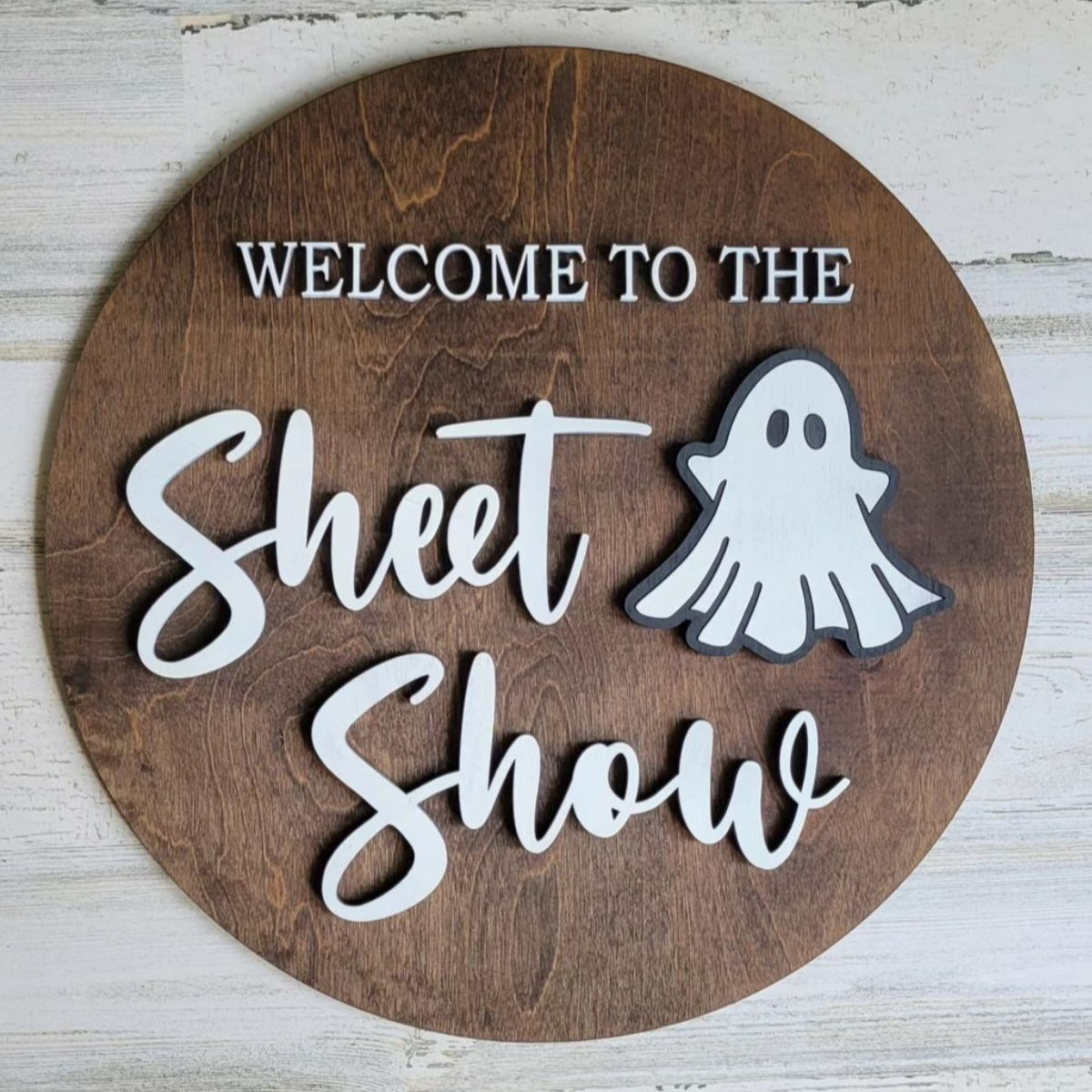 Welcome To The Sheet Show Door Hanger